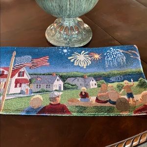 4th of July table runner. Length 5’9” x w 12”